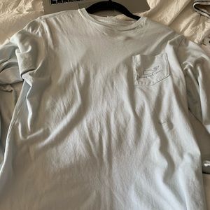 Light blue vineyard vines shirt